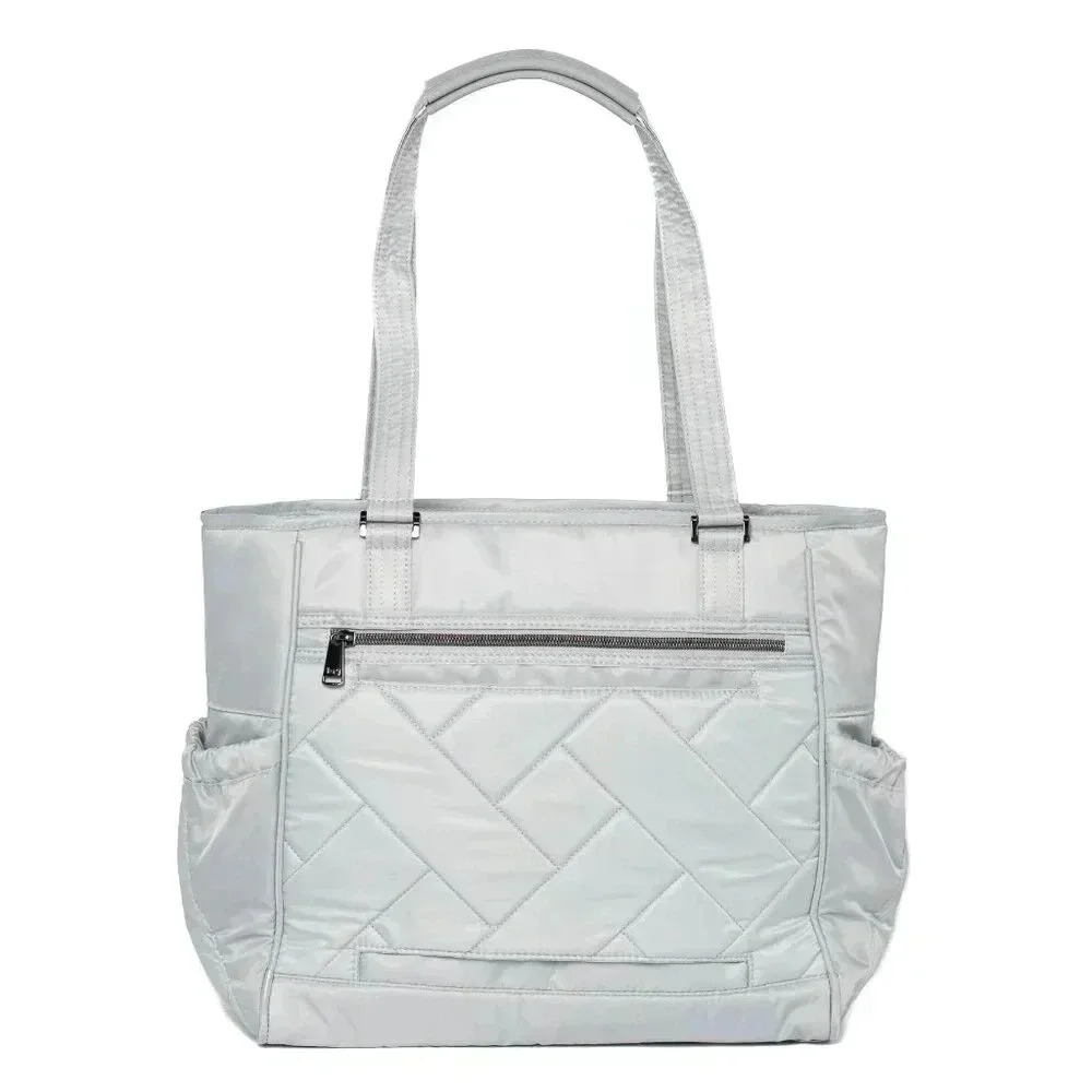 LUG Trotter Tote Bag / Shoulder Bag / Diaper Bag - Cloud Grey - Picture 3 of 16